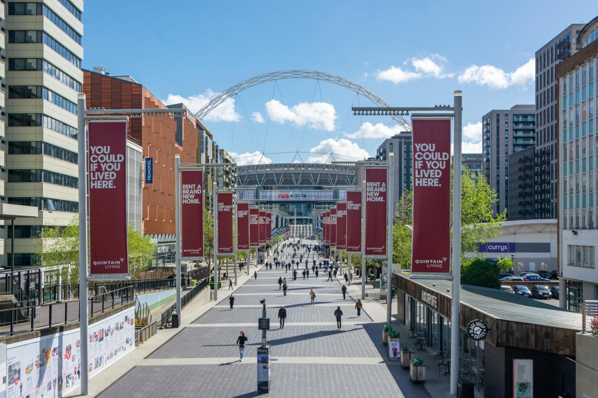 Mysquare State-Of-The-Art 1 Bedroom Apartments Near Wembley Park Лондон Экстерьер фото
